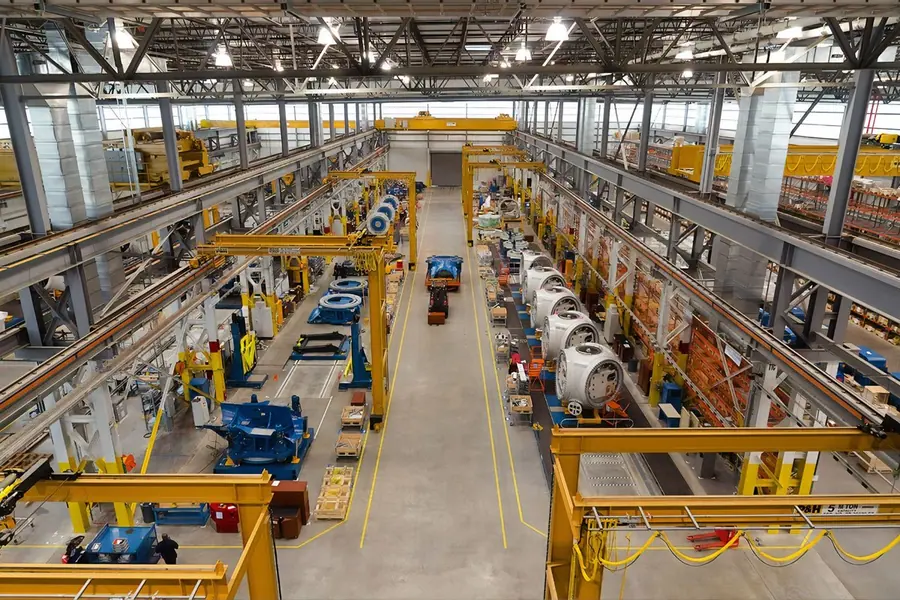 Manufacturing facility floor